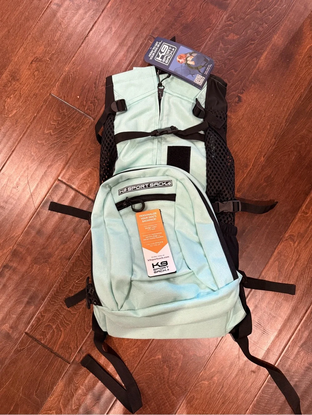 K9 Sport Sack Plus 2 Dog Carrier Backpack - Summer Mint